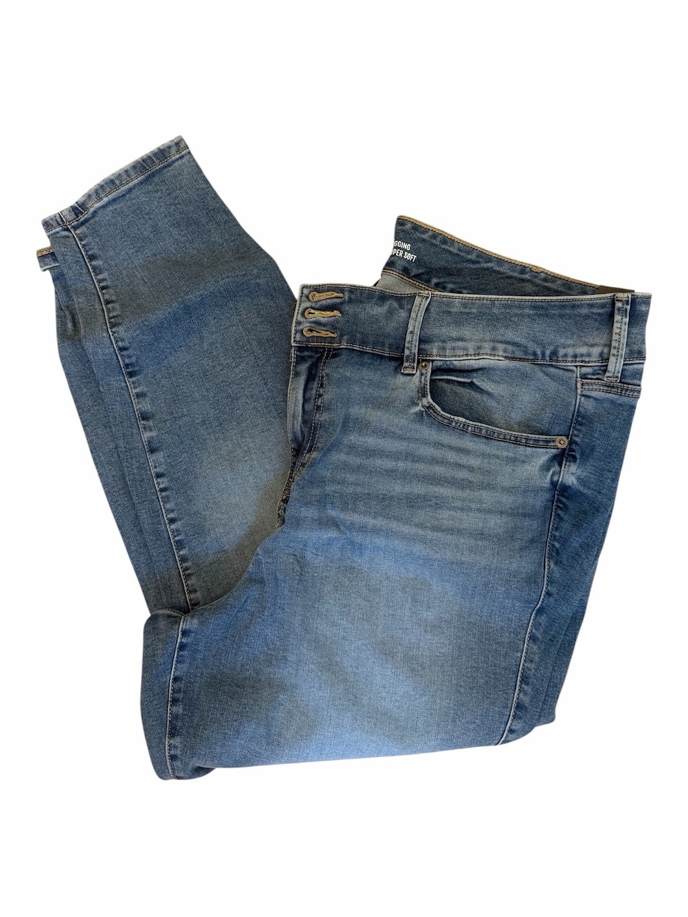 torrid Dark Blue Jeggings with Contrast Stitching
